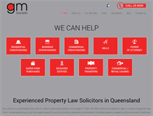 Tablet Screenshot of gmlaw.com.au